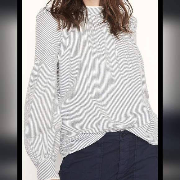 Ba&sh Season Stripe Blouse size 1 small - Picture 2 of 9